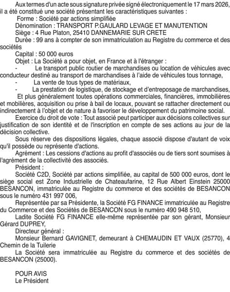 Contenu publication