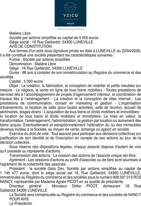 Contenu publication