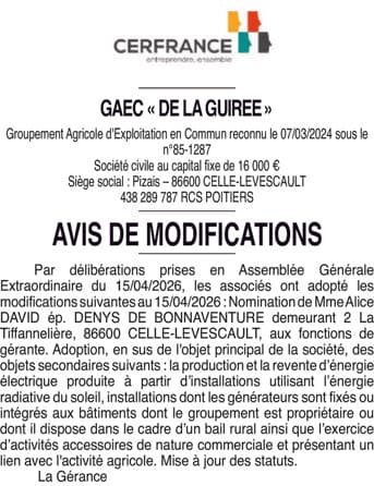 Contenu publication