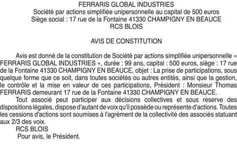 Contenu publication