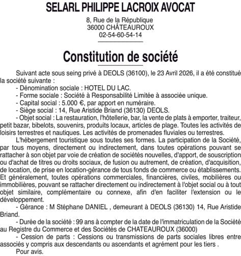 Contenu publication