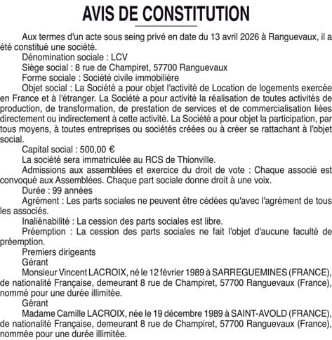 Contenu publication