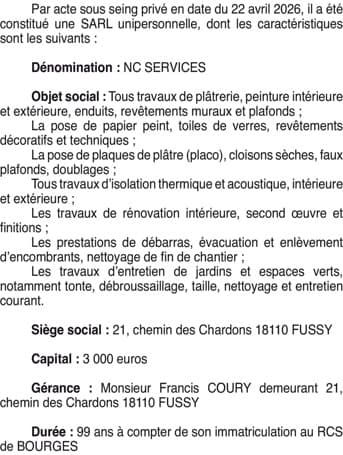 Contenu publication