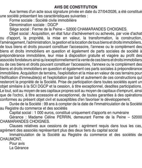 Contenu publication