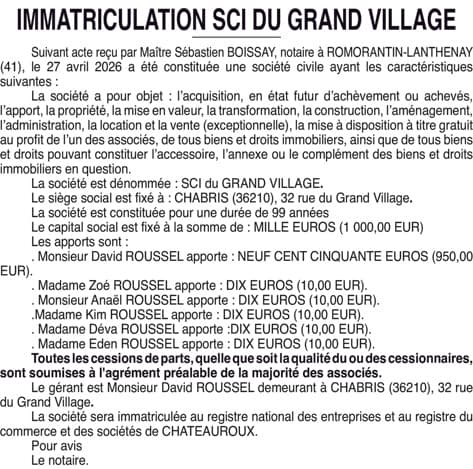 Contenu publication