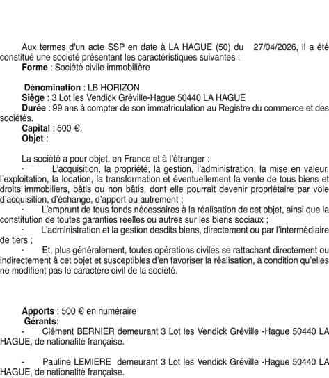 Contenu publication