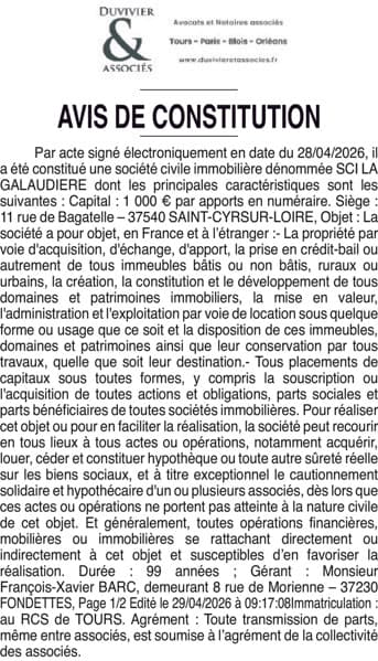 Contenu publication