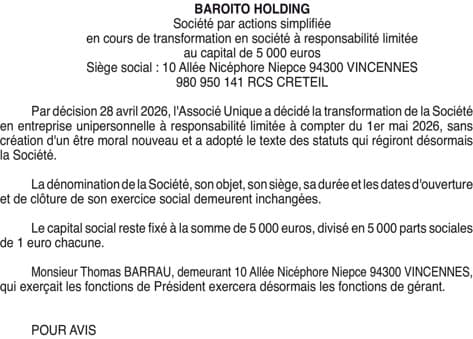 Contenu publication