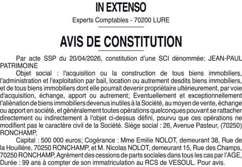 Contenu publication