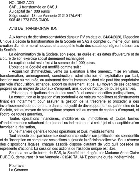 Contenu publication