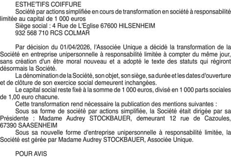 Contenu publication