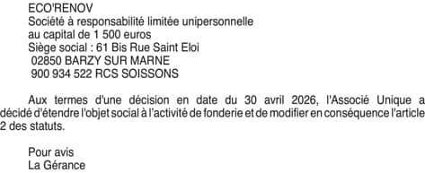 Contenu publication