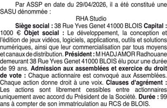 Contenu publication