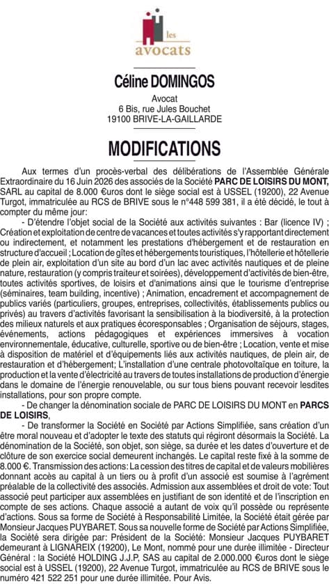 Contenu publication