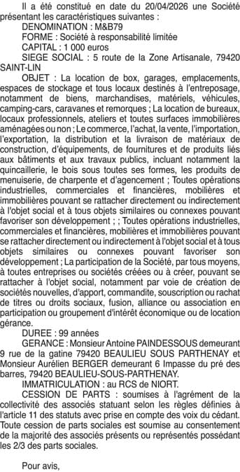 Contenu publication