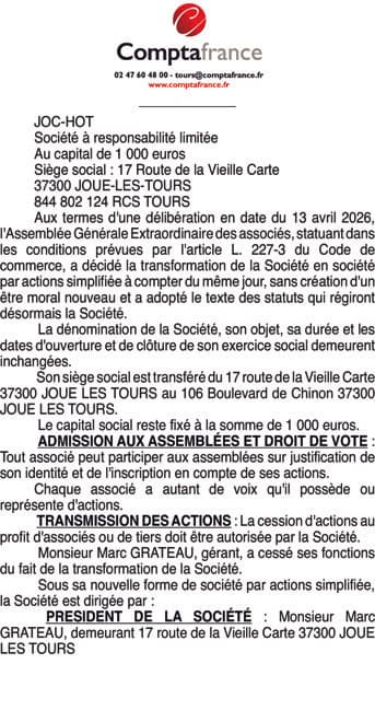 Contenu publication