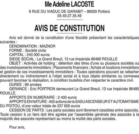 Contenu publication