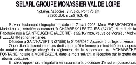 Contenu publication