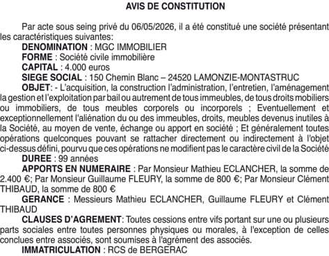Contenu publication