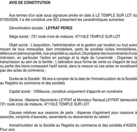 Contenu publication