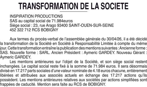 Contenu publication