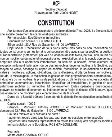 Contenu publication