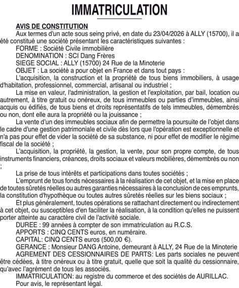 Contenu publication
