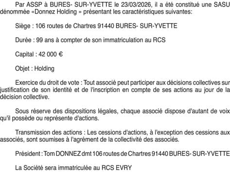 Contenu publication