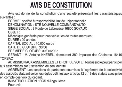 Contenu publication