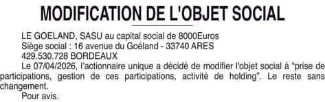 Contenu publication