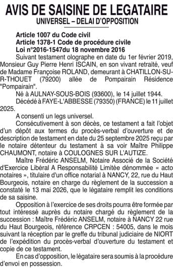 Contenu publication
