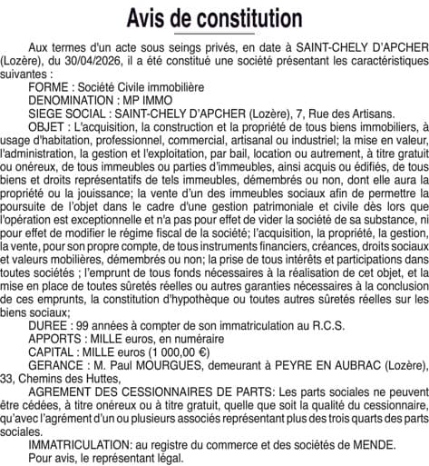 Contenu publication