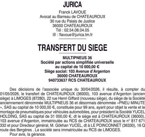 Contenu publication