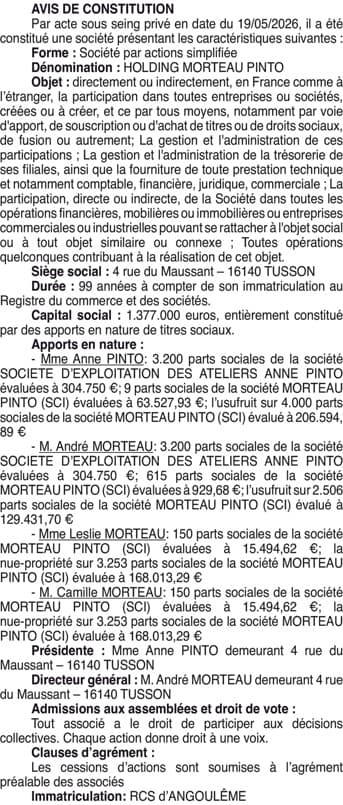 Contenu publication