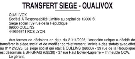Contenu publication