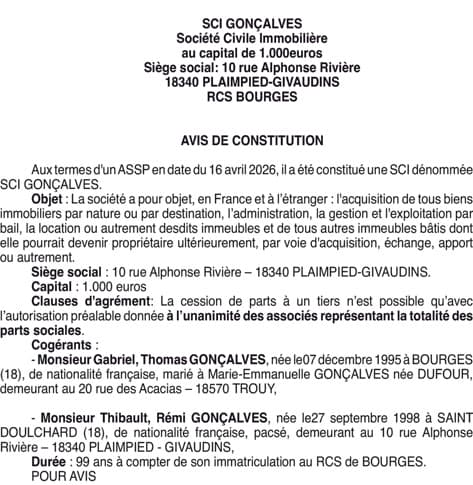 Contenu publication