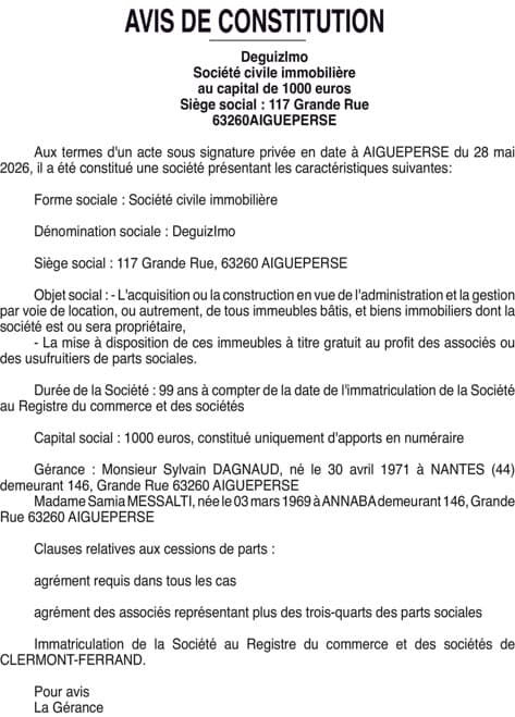 Contenu publication
