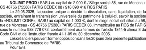 Contenu publication