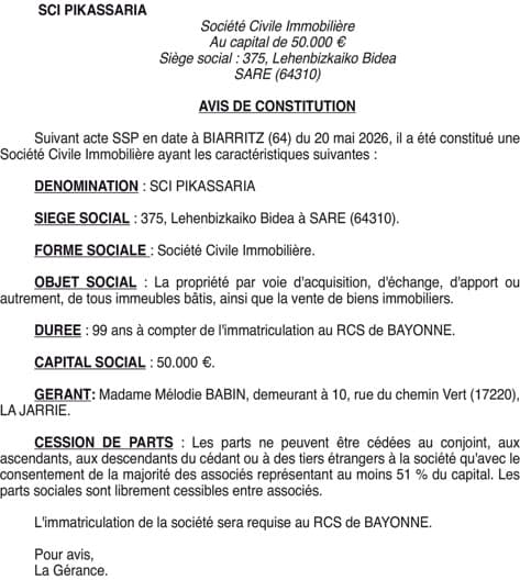 Contenu publication