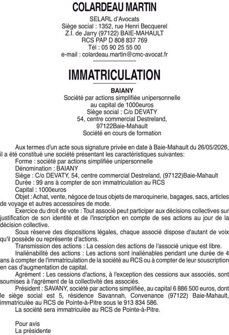 Contenu publication