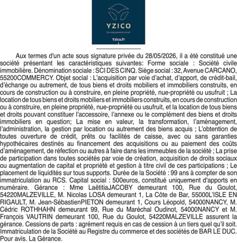 Contenu publication
