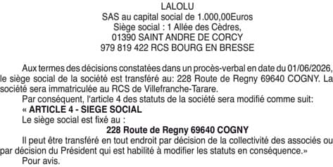 Contenu publication