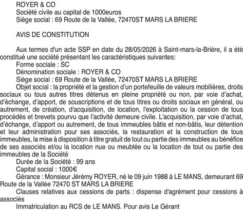 Contenu publication