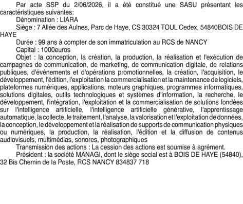 Contenu publication