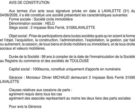 Contenu publication