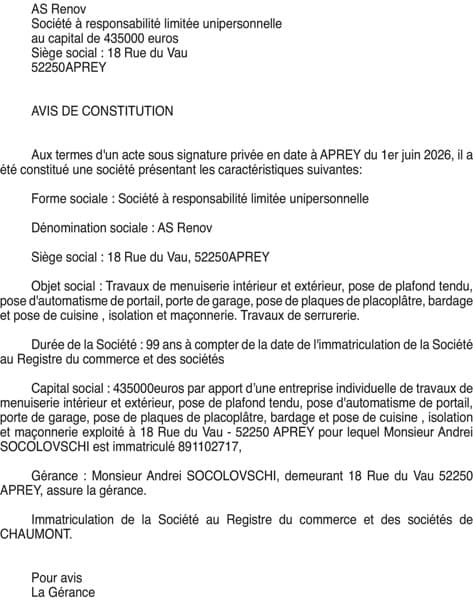 Contenu publication