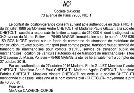 Contenu publication