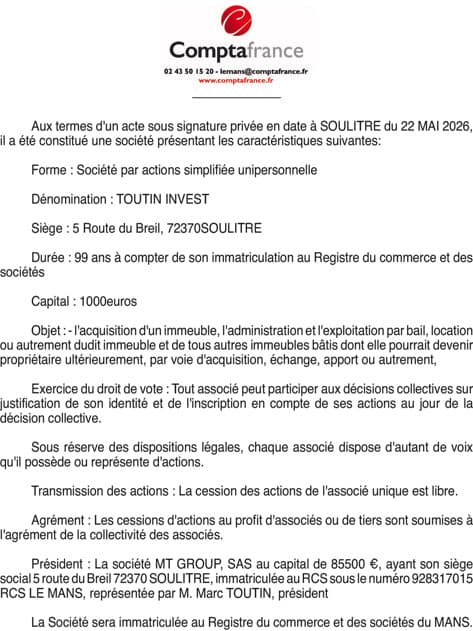 Contenu publication