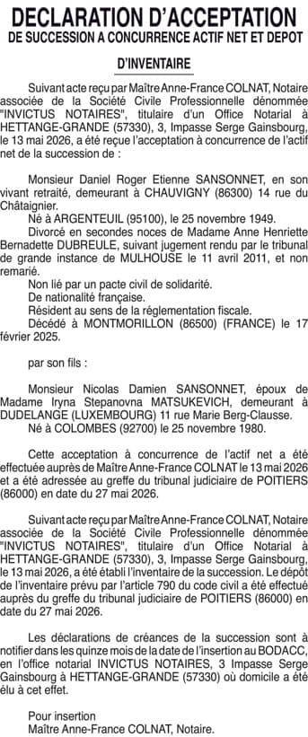 Contenu publication