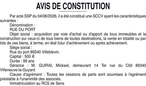 Contenu publication